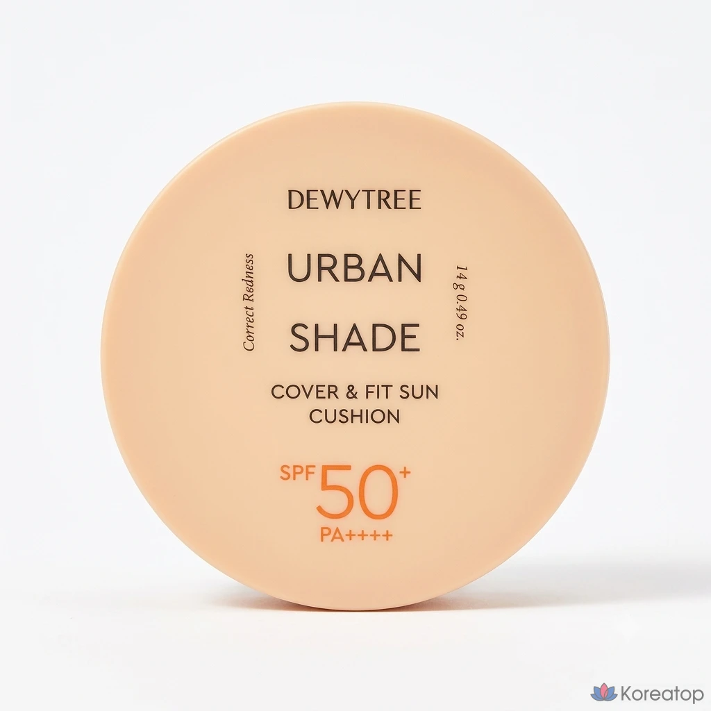 Солнцезащитный кушон Dewytree Urban Shade Cover &amp; Fit Sun Cushion SPF50+ PA++++, 14 г, 1 шт.