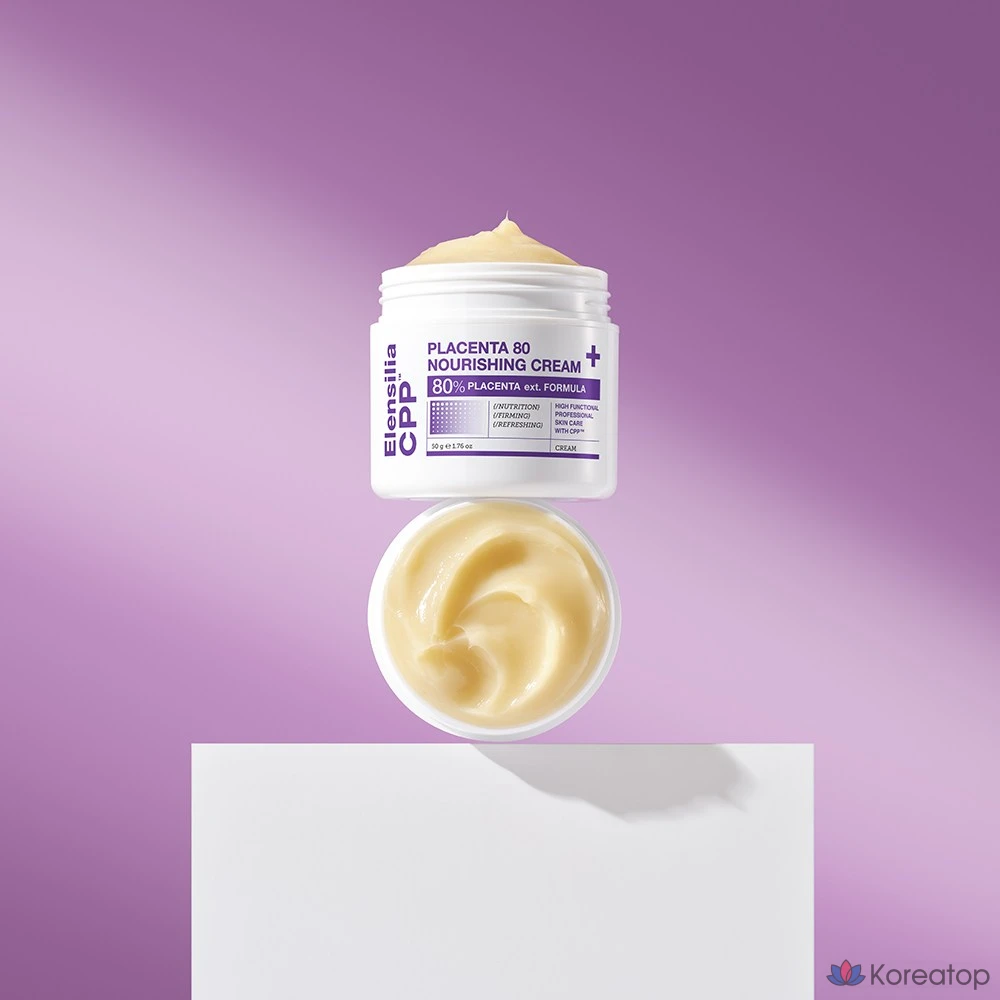 Питательный увлажняющий крем Elensilia Elasticity с высоким содержанием плаценты и витамином CPP, 50 г, 1 шт.