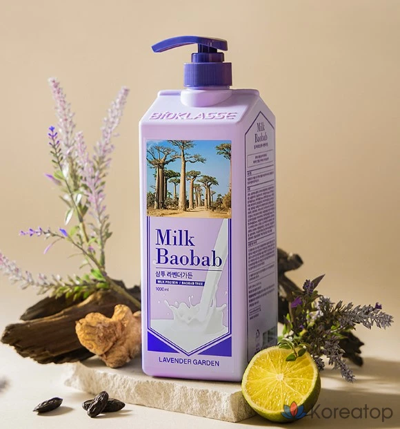 Шампунь Milk Baobab с ароматом лаванды, 1 л, 1 шт.