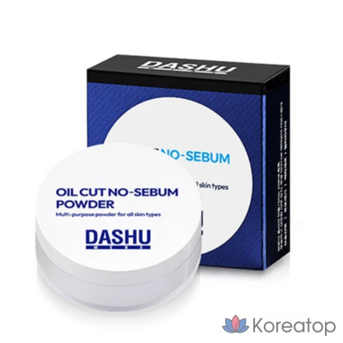 Пудра для мужчин Dashu Men&#039;s Oil Cut No-Sebum, 5 г, белая