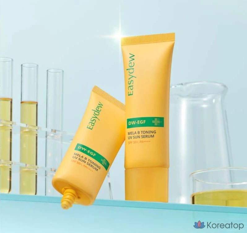 Солнцезащитная сыворотка Easydew Mela Bee Toning UV Sun Serum SPF50+ PA++++, 1 шт., 40 мл