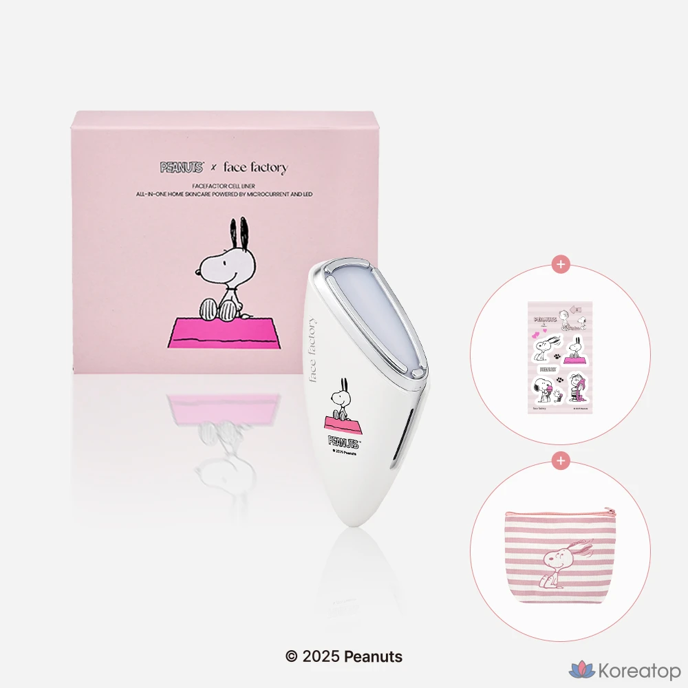 Массажер для лица Face Factory X Snoopy Cell Liner, White, FF-11_S