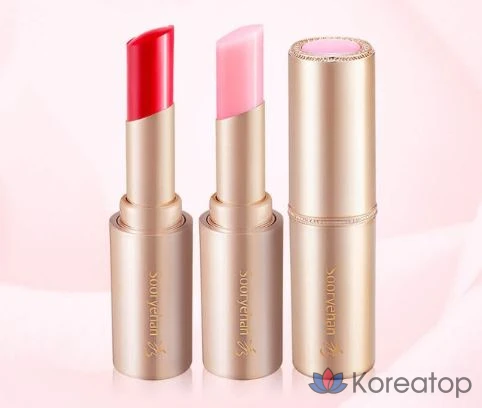 Шелковый бальзам для губ «Лотос», красный, 3,5 г, 1 шт., фото 2