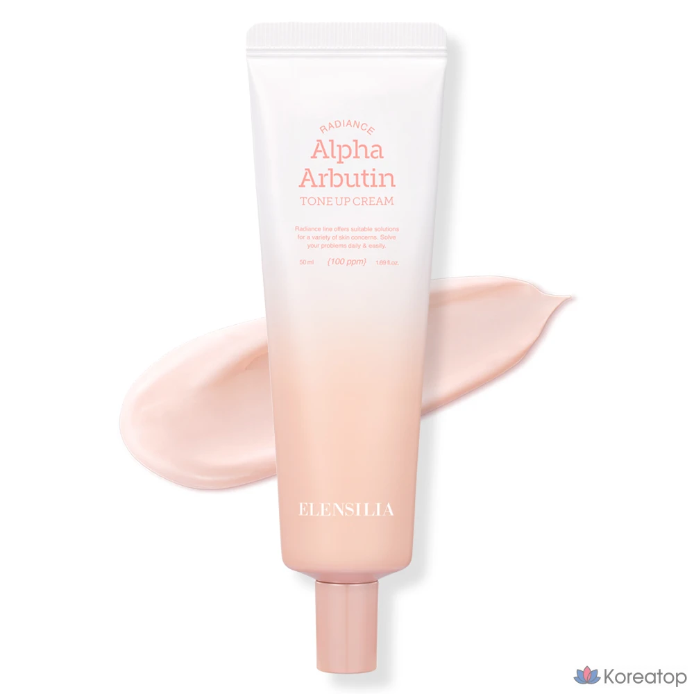 Elensilia Radiance Alpha Arbutin Tone-Up Cream SPF50+ PA++++, 50 мл, 1 шт.