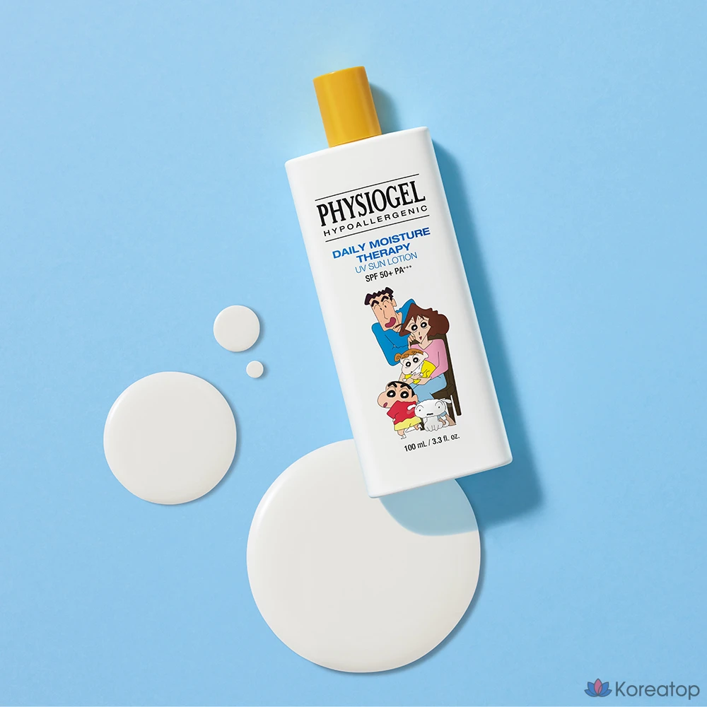 Солнцезащитный лосьон PHYSIOGEL Jjanggu Daily Moisture Therapy SPF50+ PA+++, 1 шт., 100 мл