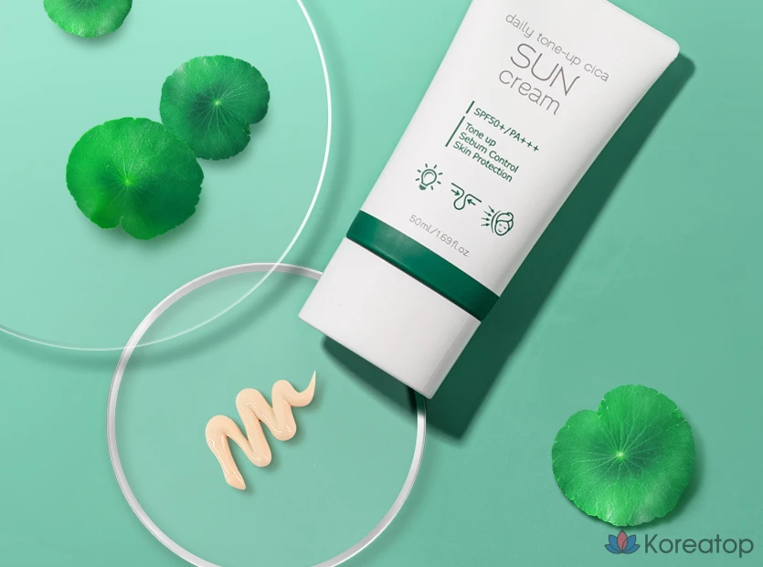 Солнцезащитный крем Prreti Daily Tone-Up Cica SPF50+ PA+++, 50 мл, 1 шт.