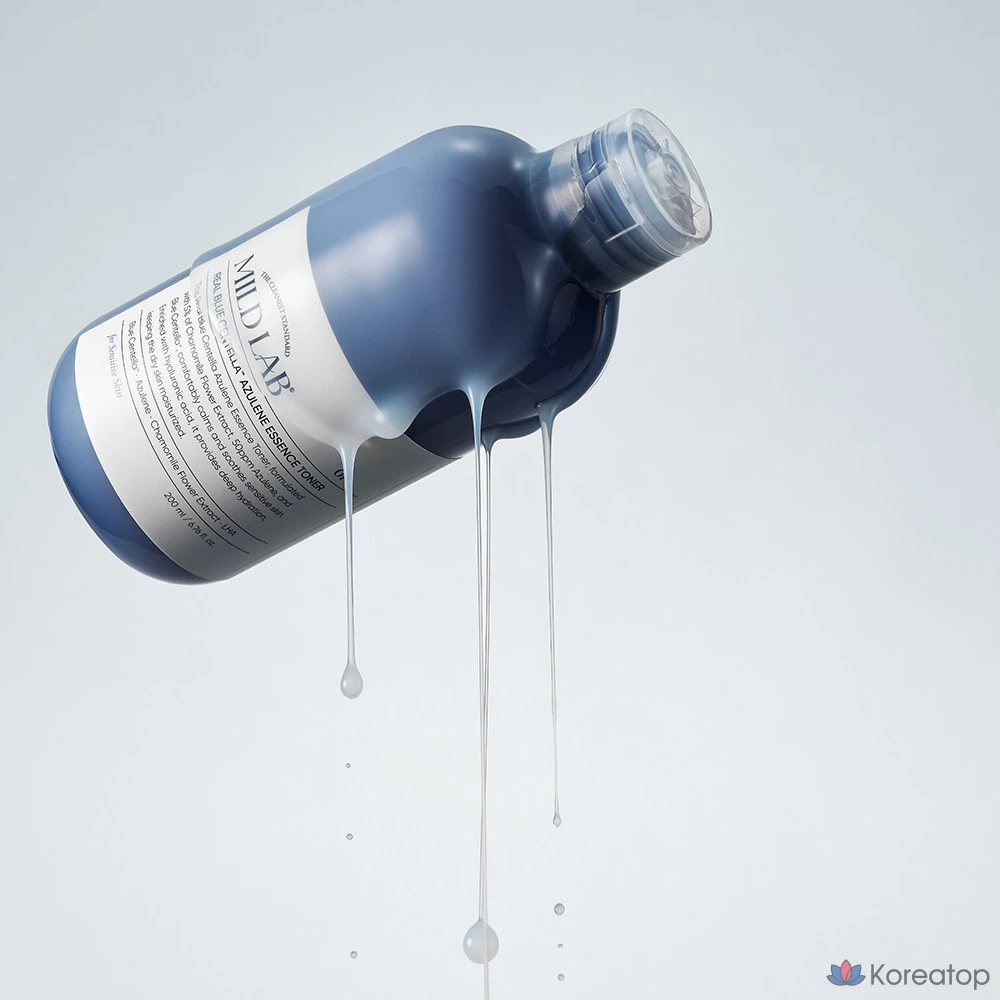 Тонер Mild Lab Real Blue Centella Azulene Essence Toner, 200 мл, 1 шт.
