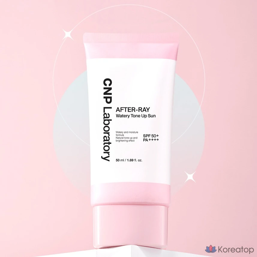 Солнцезащитный крем CNP Cha&Park After Ray Watery Tone-Up Sun SPF50+ PA++++, 50 мл, 1 шт.