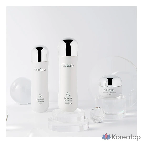 Набор для ухода Coreana Fermented Whitening 3-piece Set (Spot Essence 20 мл), 1 шт.