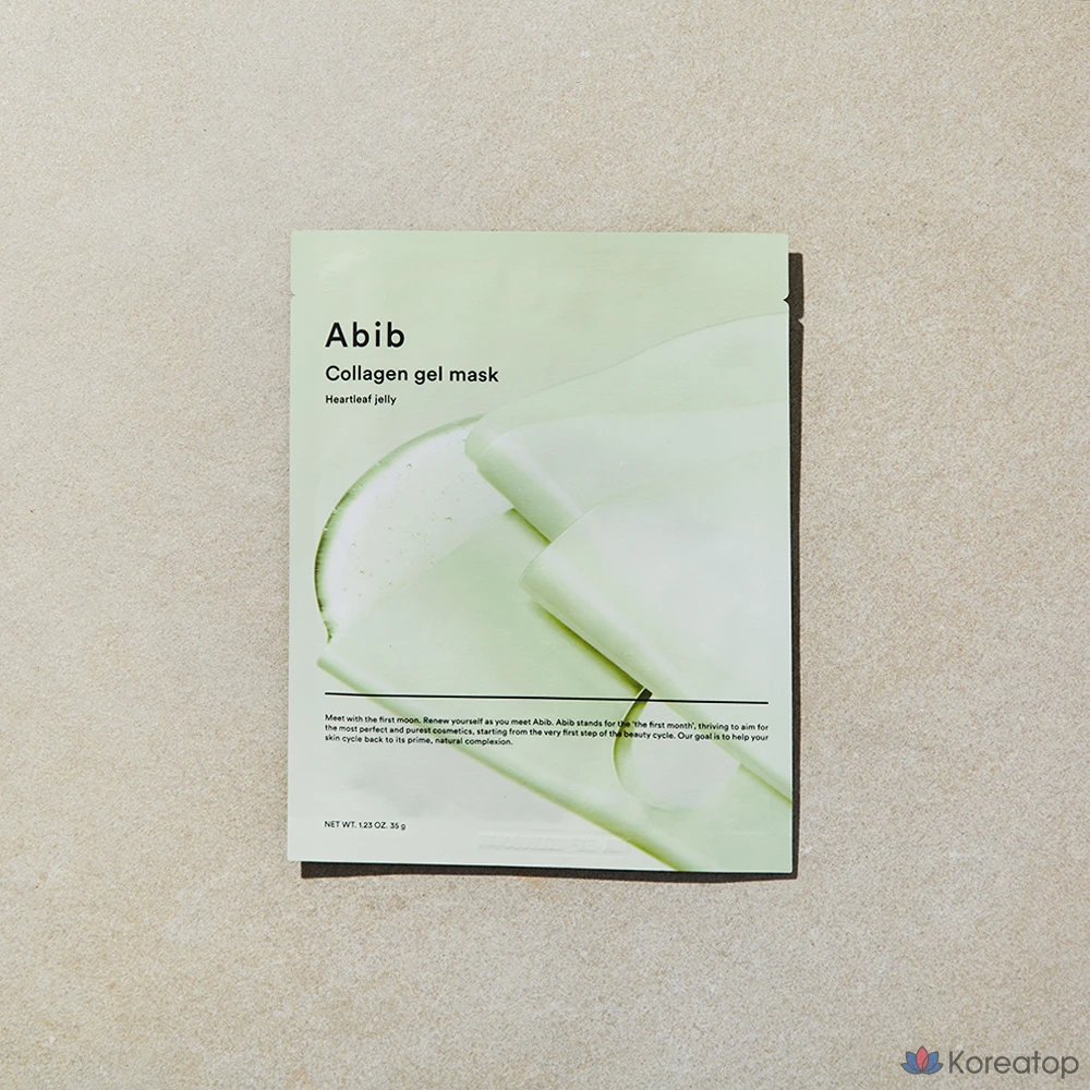 Гидрогелевая маска для лица Abib Collagen Gel Mask Heartleaf Jelly, 4 шт., фото 3