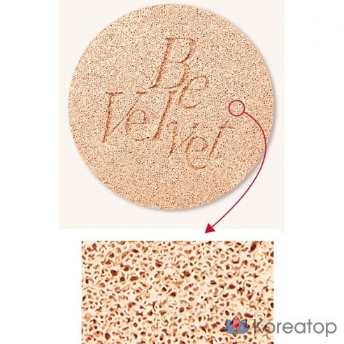 Кушон для лица c матовым покрытием Espoir Non-velvet Cover New Class Cushion Foundation Refill 13 г, № 21 Слоновая кость