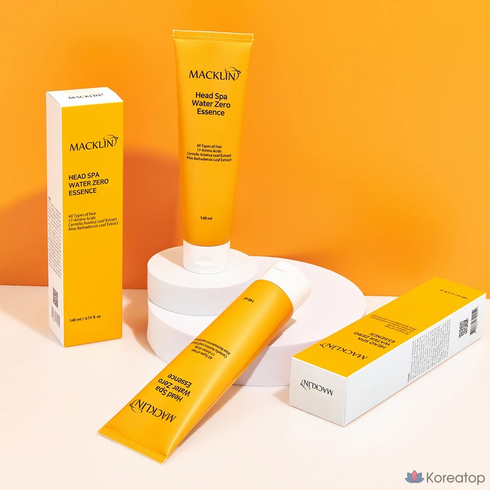 Macklin Water Zero Hair Essence — протеиновая маска для поврежденных волос, не требующая мытья, 1 шт., 140 мл