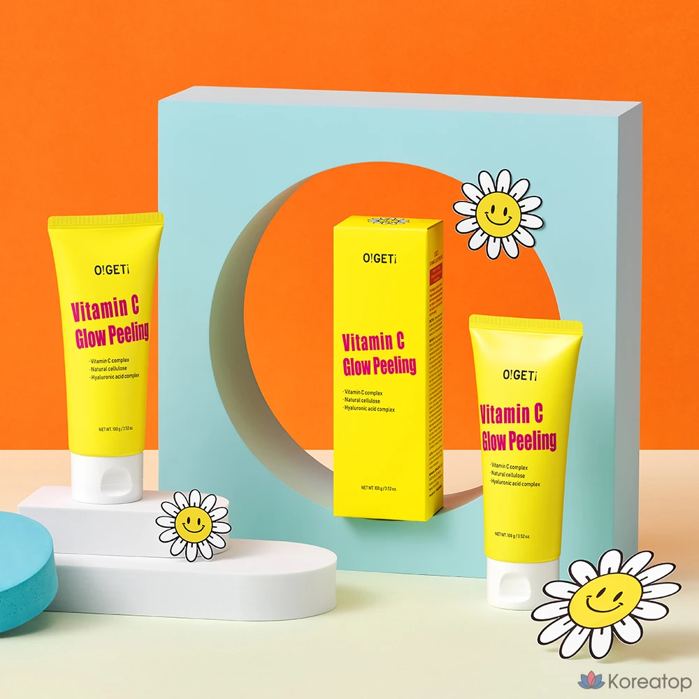 Отшелушивающий гель Oget Vitamin C Glow, 100 г, 1 шт.