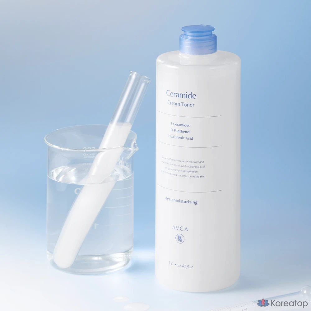Увлажняющий крем-тоник AVCA с керамидами, 1 шт., 1 л