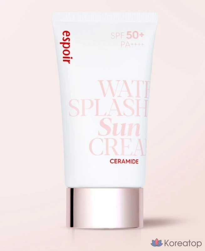 Набор для ухода Espoir Water Splash Sun Cream Ceramide SPF50+ PA++++ 2-piece Set, 1 шт.