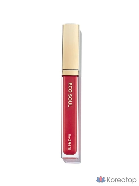 Блеск для губ The Saem Eco Soul Shine Lip Gloss PK03 Modern Fig, Modern Fig, 4.3g, 1 шт.