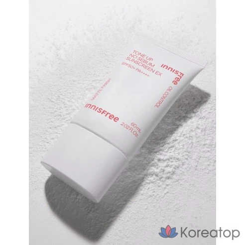 Солнцезащитный крем Innisfree Tone Up No Sebum Sunscreen EX SPF50+ PA++++, 50 мл