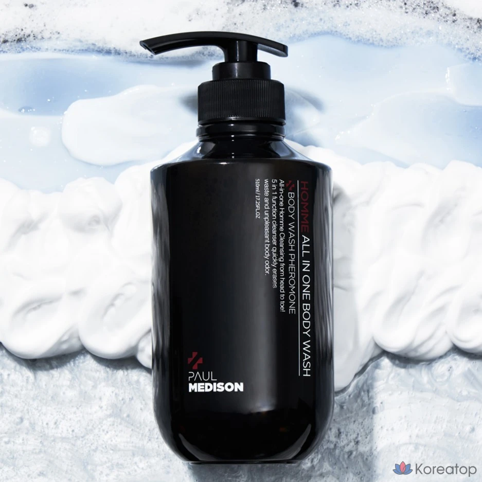 Гель для душа Paul Medison Homme All-in-One с ароматом феромонов, 510 мл, 5 комплектов, фото 3