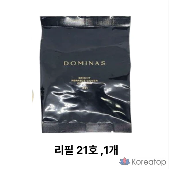 Тональный крем-кушон Taegeuk Pharmaceutical Season 2 Dominas Bright Perfect Freckle Cover Cushion Foundation, 15 г, сменный блок № 21, 1 шт.