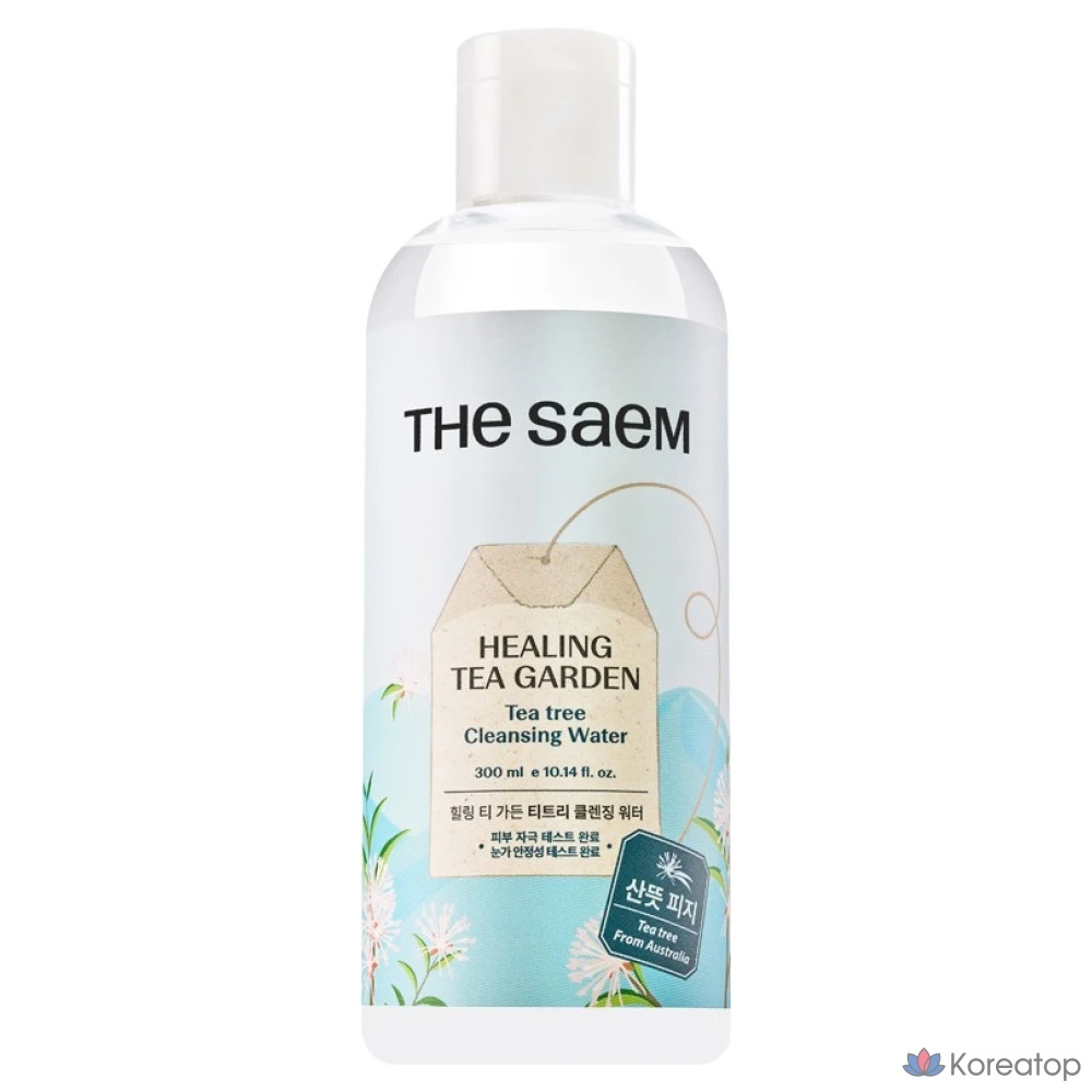 Очищающая вода с маслом чайного дерева от The Saem Healing Tea Garden, 300 мл, 1 шт.