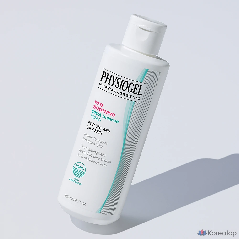 Успокаивающий тоник Physiogel Red Soothing Cica Balance Toner, 200 мл, 1 шт., фото 3