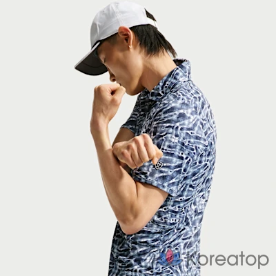 Поло мужское Nike Dri-FIT Tartan Camo Print Golf Polo