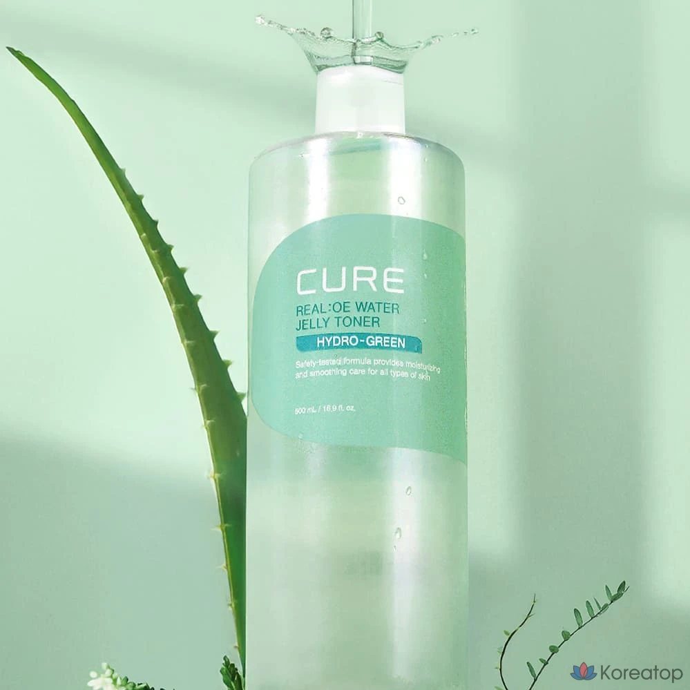 Тоник-гель для душа KIM JEONG MOON Aloe Lasence Cure Realoe Water Jelly Toner, 500 мл, 1 шт.