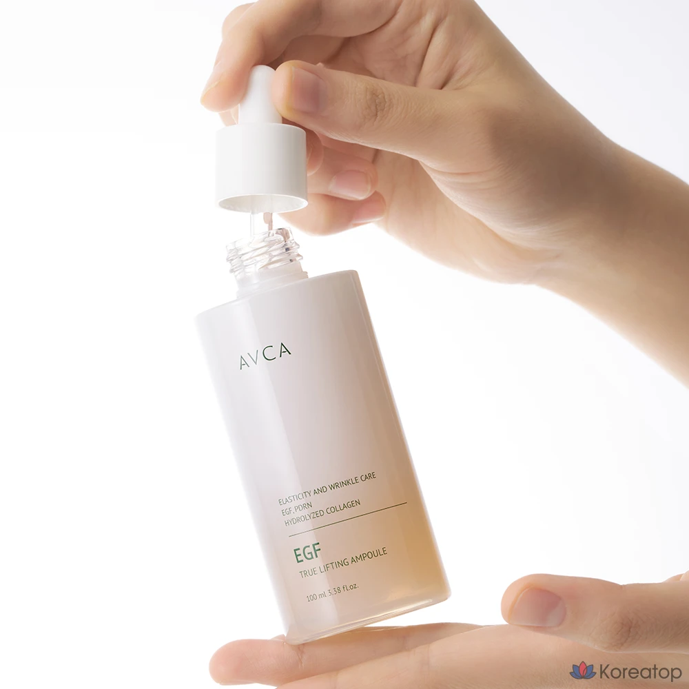 Ампула AVCA True Lifting EGF для повышения эластичности кожи, 100 мл, 1 шт.
