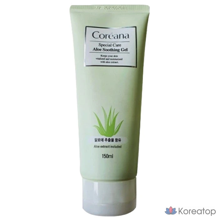 Успокаивающий гель с алоэ Coreana Aloe Soothing Gel, 150 мл, 1 шт.