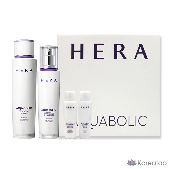 Набор косметических лосьонов для кожи Hera Aquabolic, 2 предмета, 1 комплект