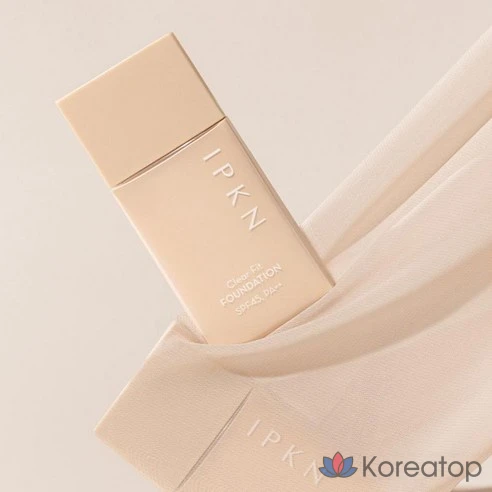Тональный крем Lipken Clear Fit Foundation SPF45 PA++ 40 мл, оттенок 02 Ваниль