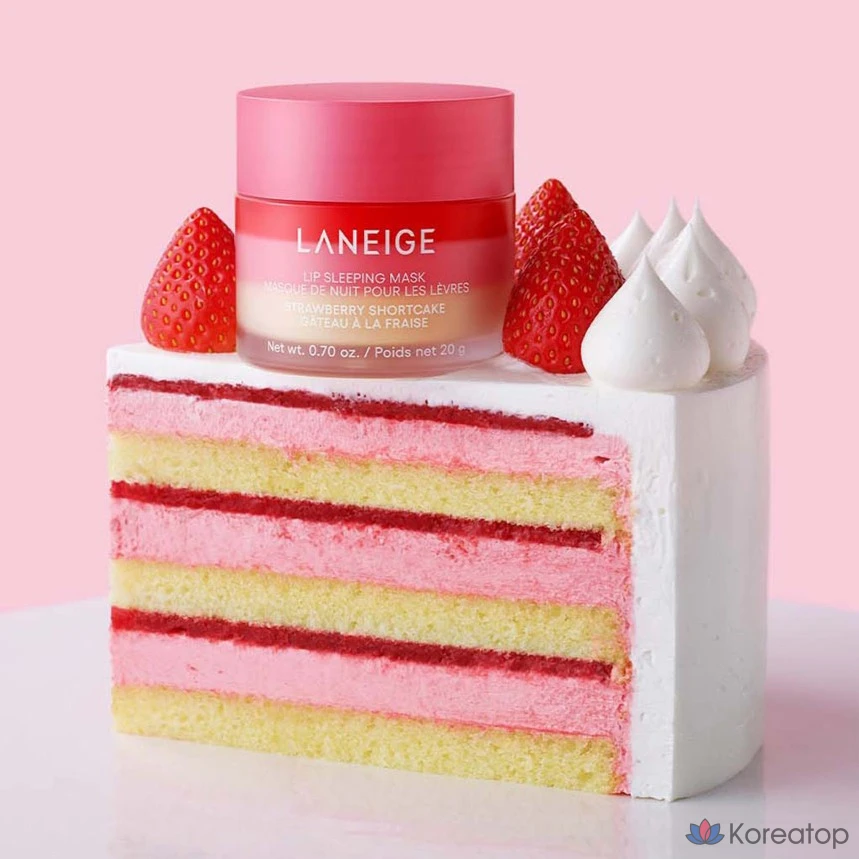 Ночная маска для губ Laneige EX «Клубничный пирог», 20 г, 1 упаковка, 1 шт.