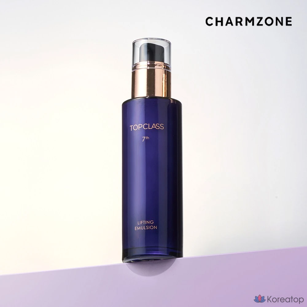 Набор базовой косметики Charmzone Top Class Lifting из 7 предметов (2 тоника для лица + 2 лосьона + 2 крема + 1 контрольный лосьон 40 мл), 1 комплект.