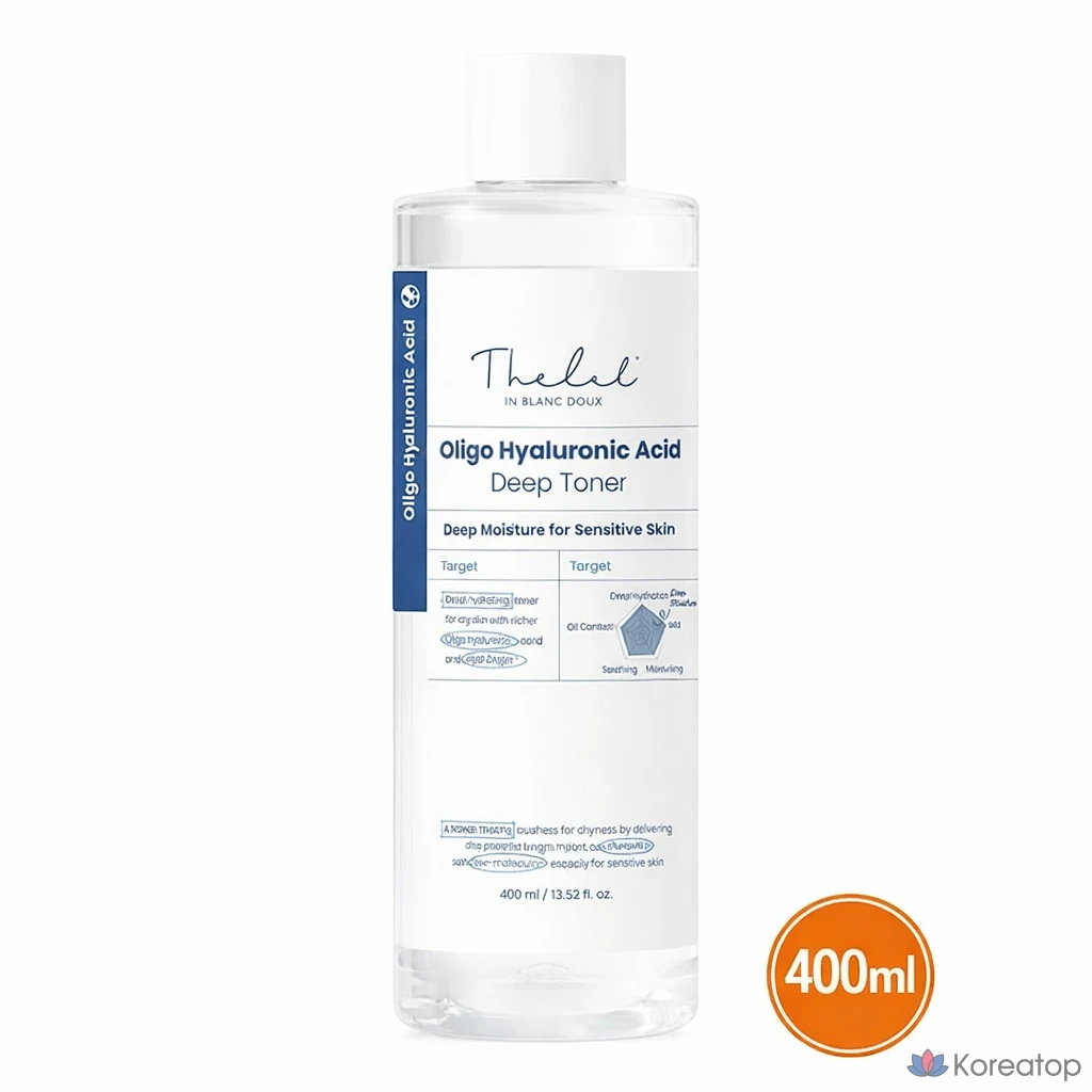 Тонер THE LAB by blanc doux Oligo Hyaluronic Acid Deep Toner, 400 мл, 1 шт.