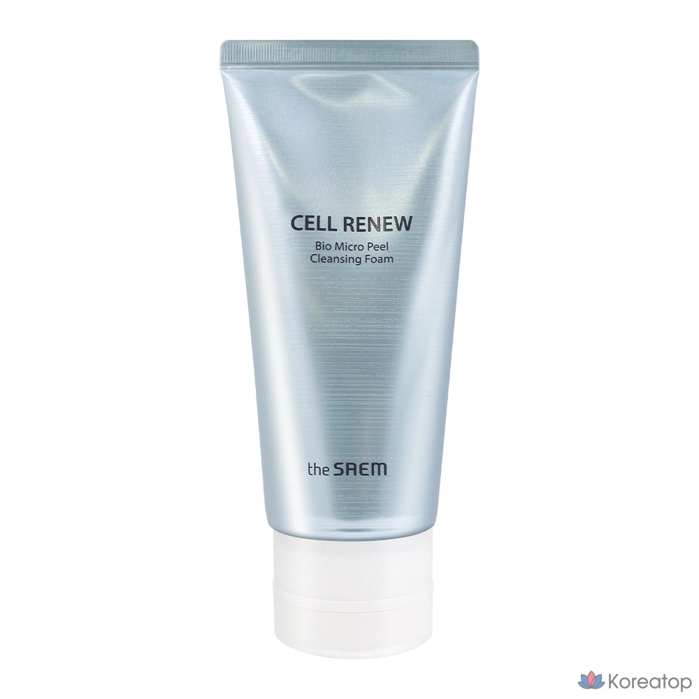 Очищающая пенка для лица The Saem Cell Renew Bio Micro Peel, 170 мл, 1 шт.
