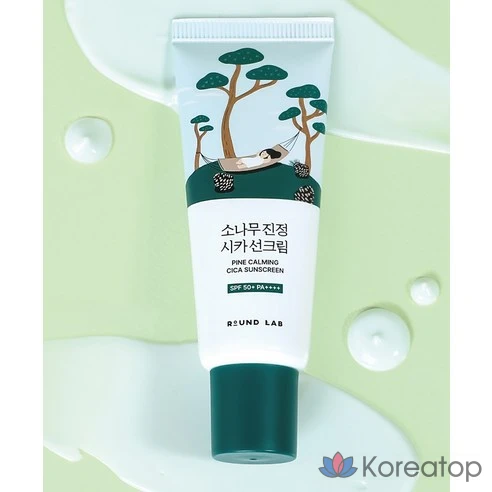 Крем с экстрактом игл сосны Round Lab SPF50+PA + + ++