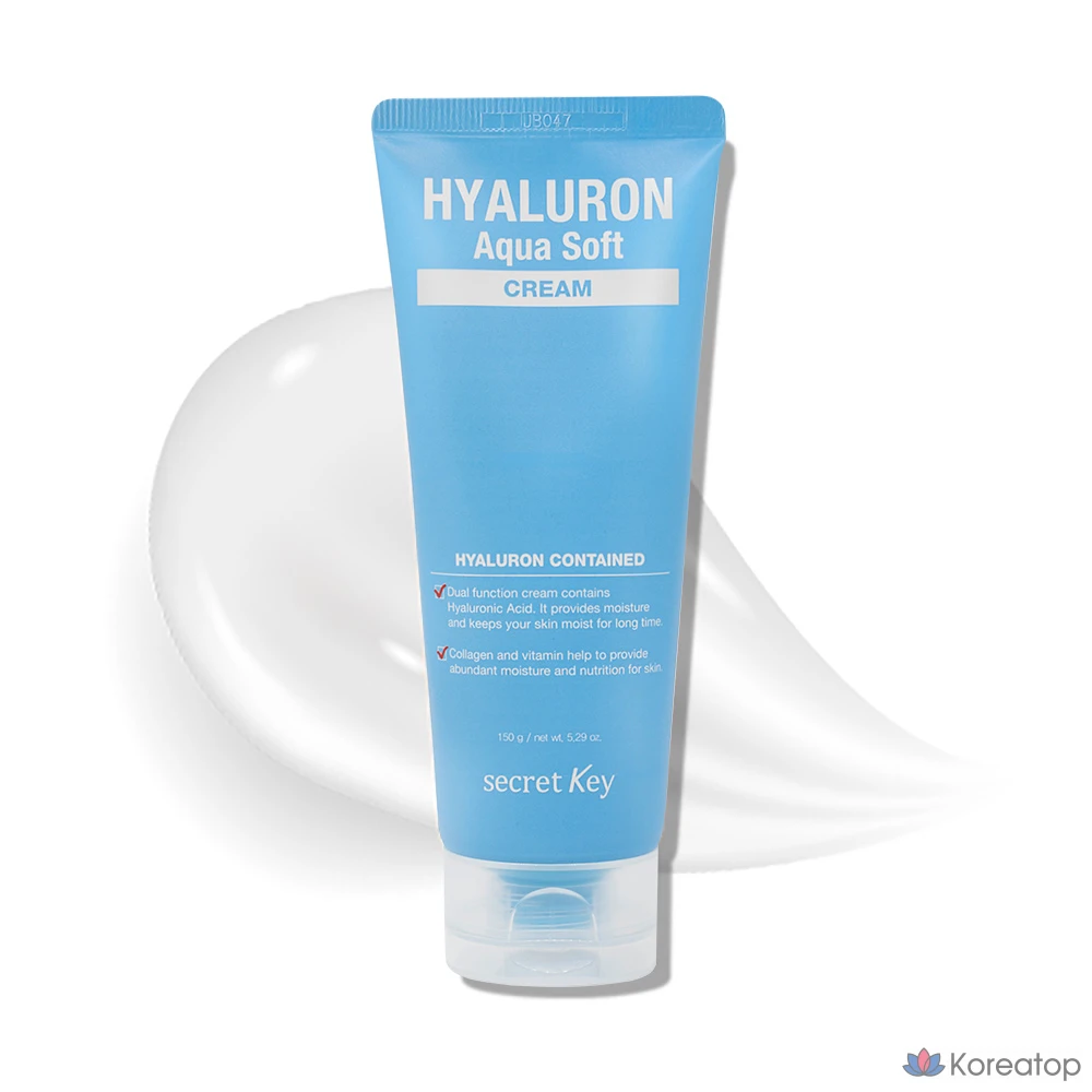 Крем Secret Key Hyaluronic Aqua Soft Cream, 150 г, 1 шт.