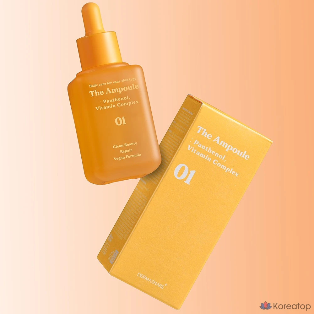 Ампула с пантенолом, витамином Barrier, антивозрастным и восстанавливающим эффектом, 1 шт., 60 мл.