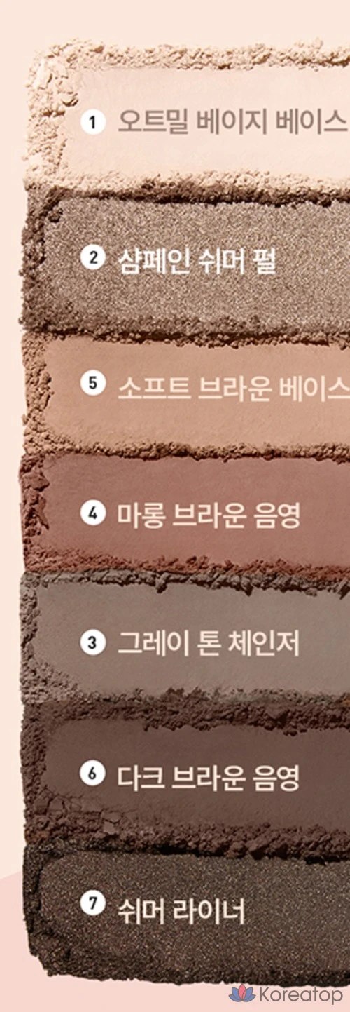 Палетка теней для век 3CE Layer It All Eye Palette, оттенок Nutty Brown, 7.5 г, 1 шт., фото 2