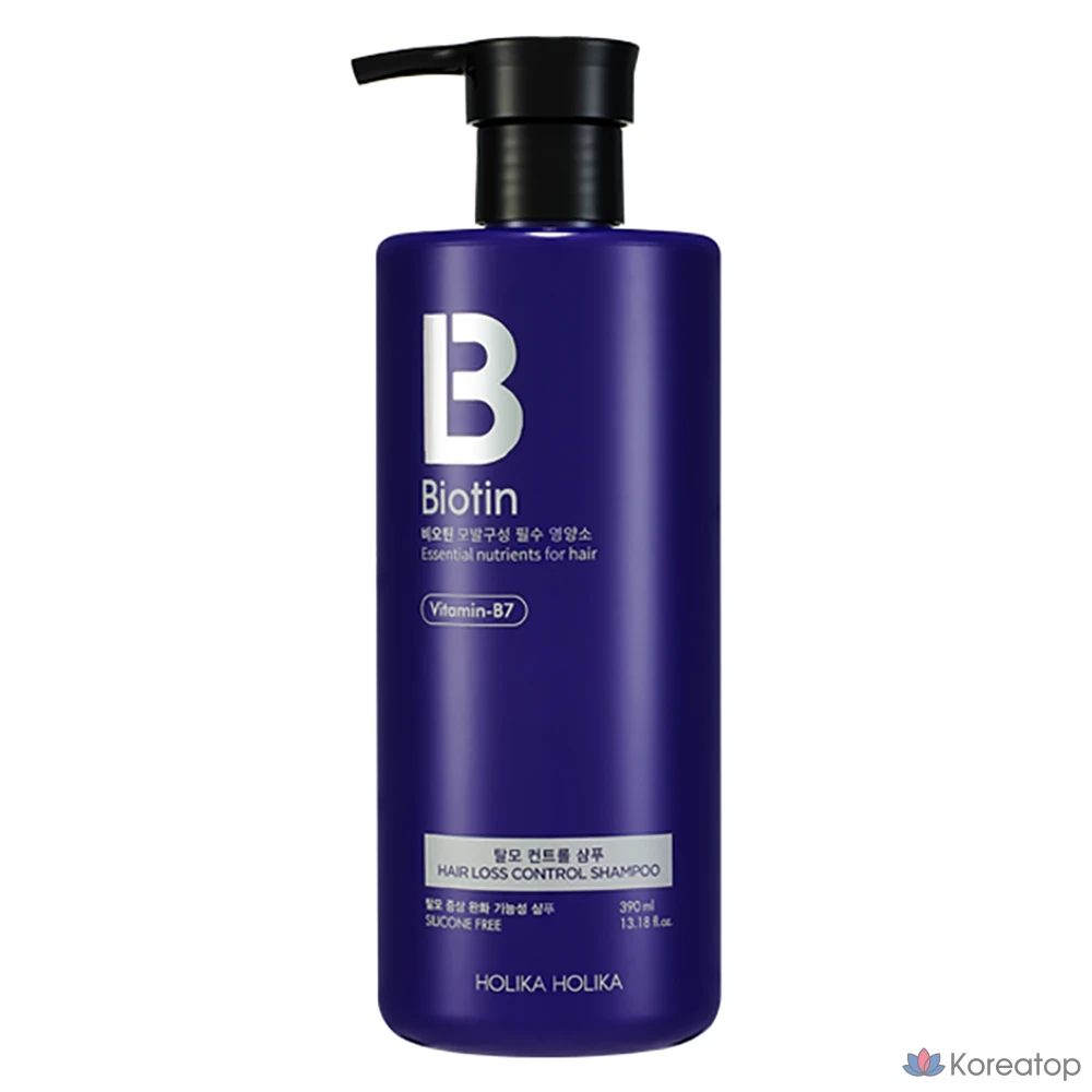 Holika Holika Шампунь для контроля биотина, 390 мл, 1 шт.