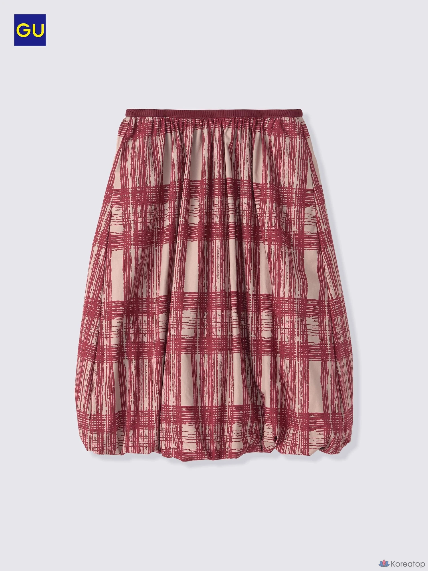 Юбка Uniqlo Balloon Check Midi Skirt