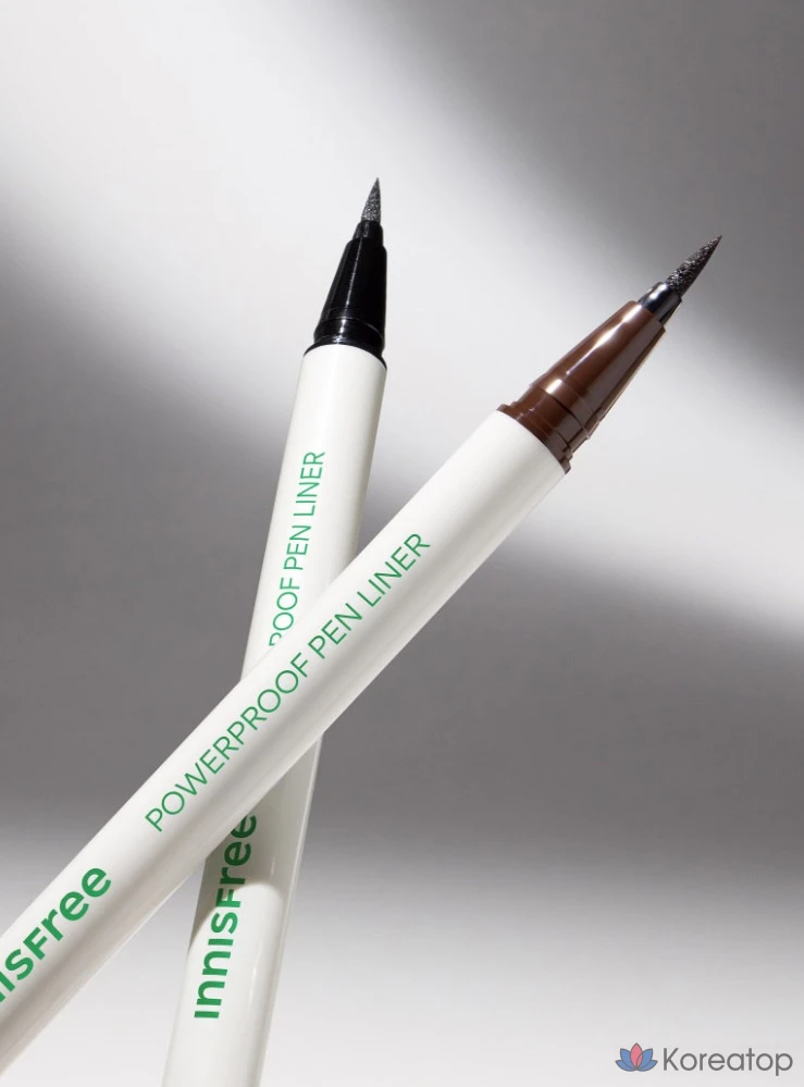 Подводка для глаз Innisfree Powerproof Brush Liner, 0,6 г, № 1, черная, 1 шт., фото 3