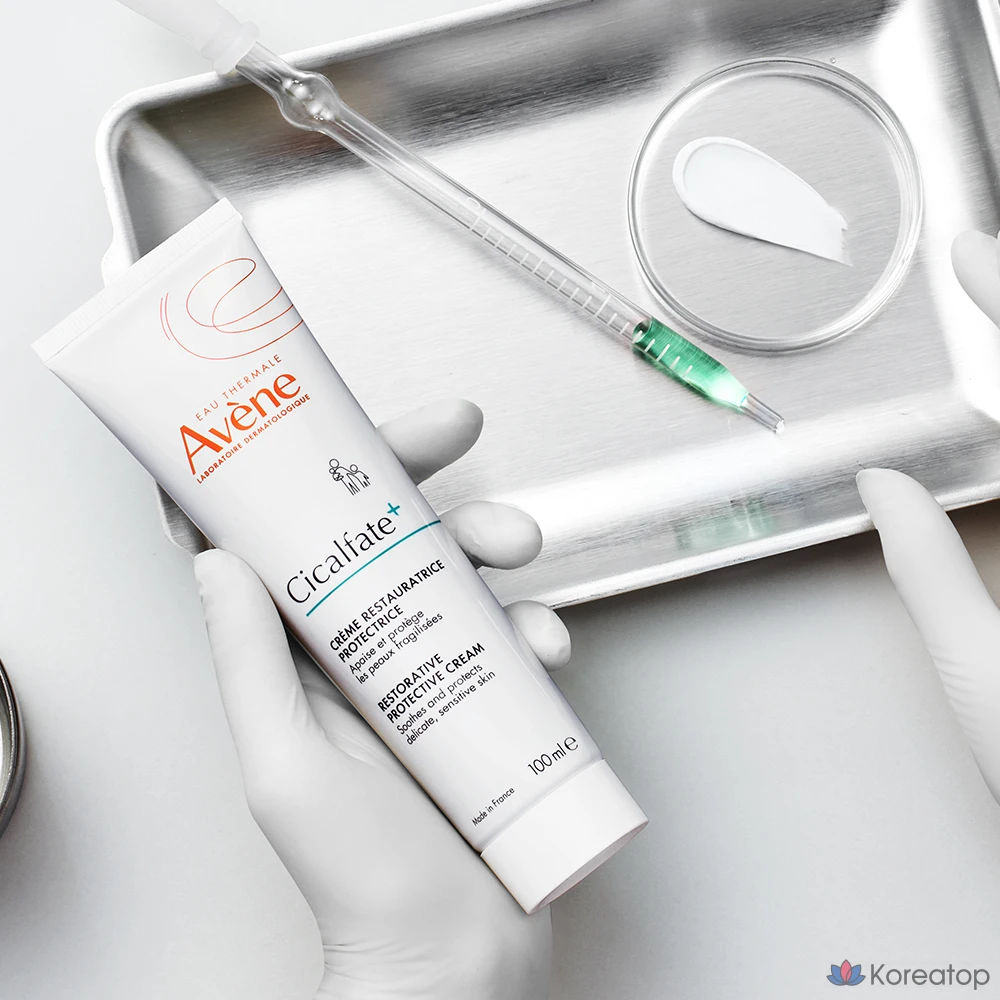 Набор для ухода Avene Cicalfate SOS Cream, 100 мл + 20 шт., 1 шт., фото 3