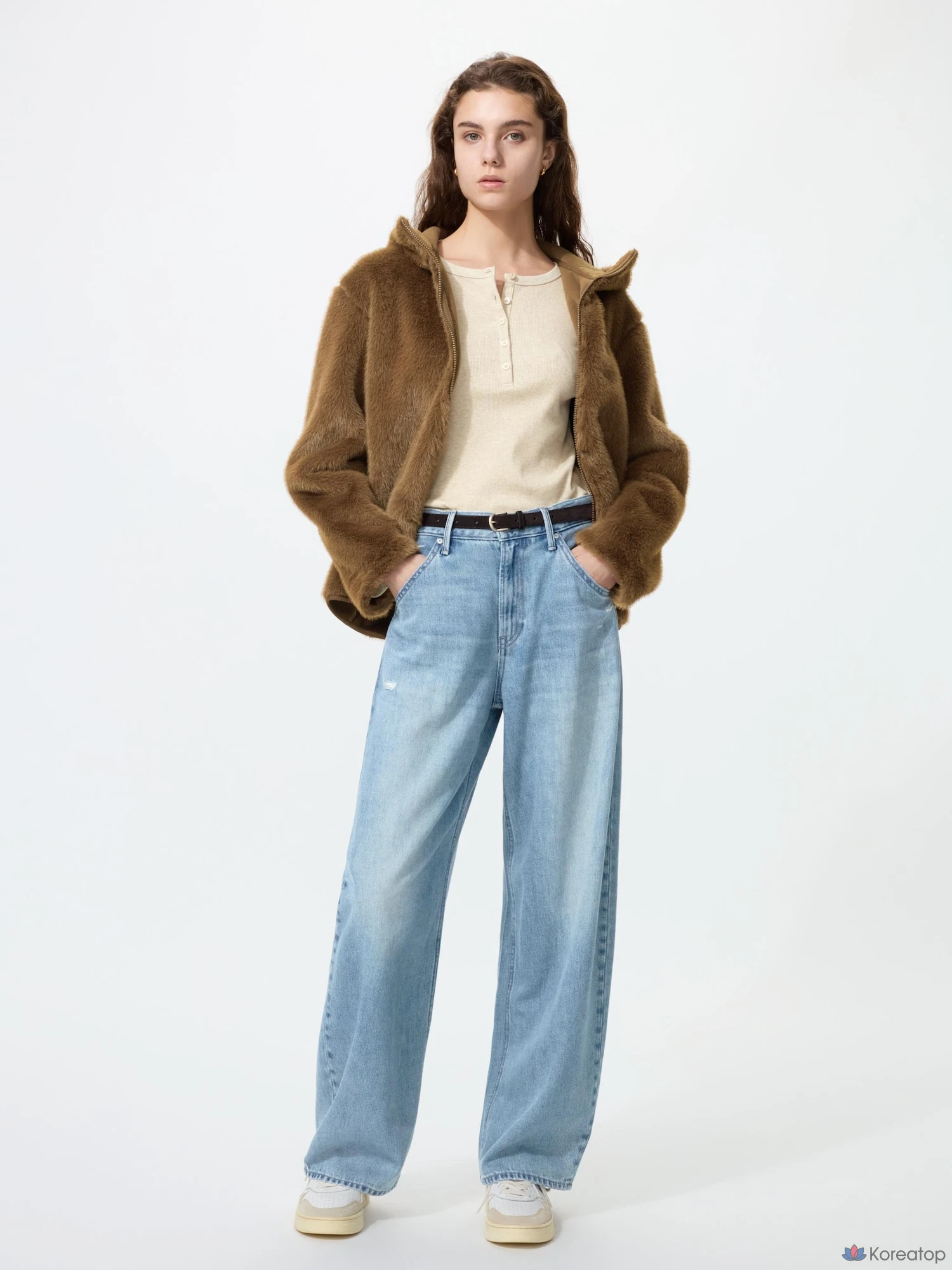 Джинсы Uniqlo Baggy Barrel Leg Jeans, длина 80 см, удлиненные