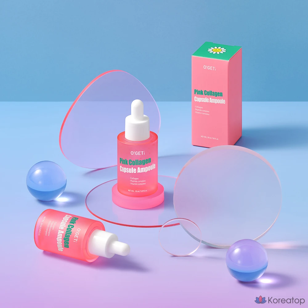 Капсулы-ампулы O!GETi с розовым коллагеном, 1 шт., 30 мл