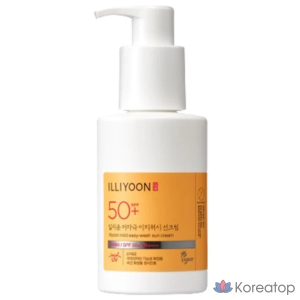 Солнцезащитный крем Illiyoon Low-Irritation Easy Wash SPF50+ PA++++, 150 мл, 1 шт.