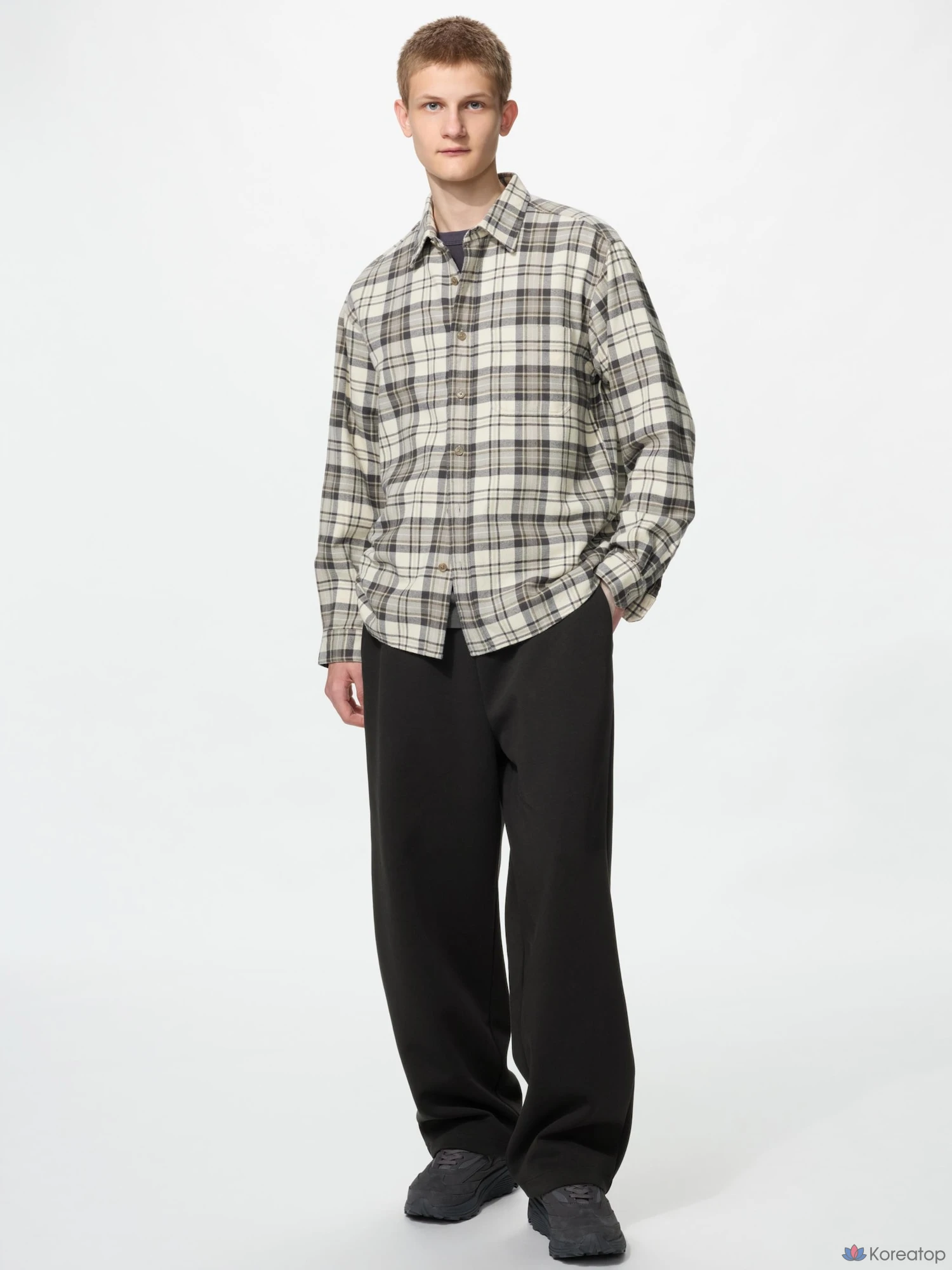Рубашка фланелевая Uniqlo Tartan Check A