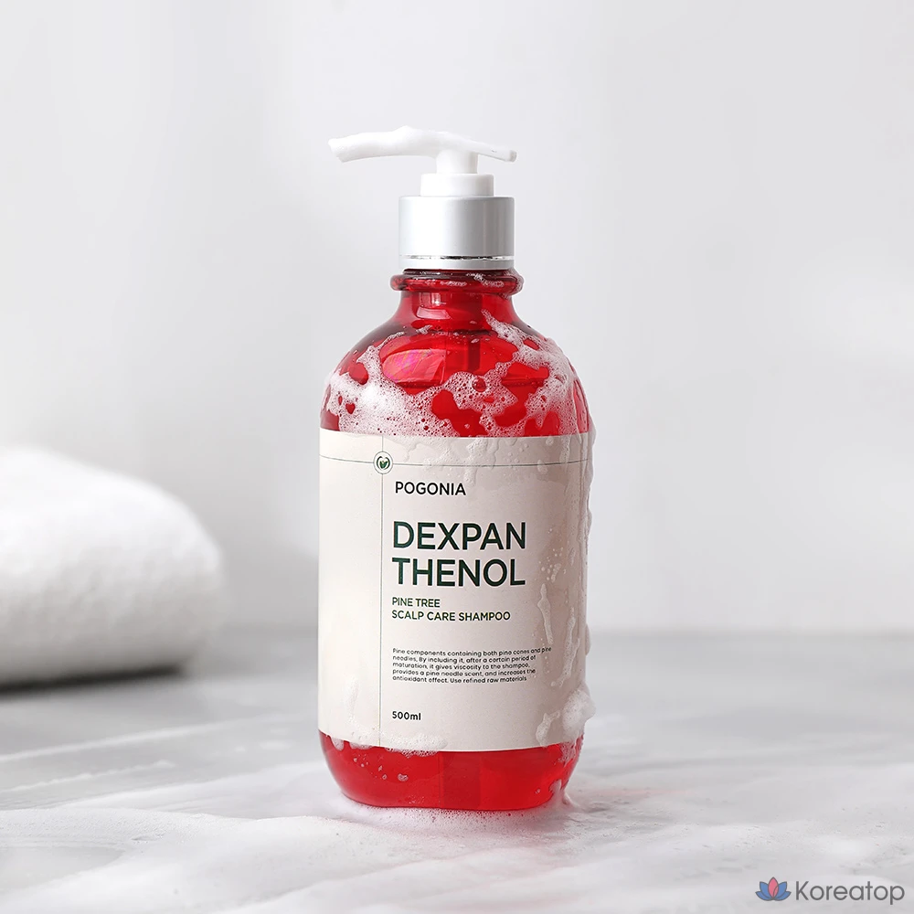 Гипоаллергенный шампунь Pogonia Dexpanthenol Pine Tree, содержащий 20 000 ppm декспантенола, 1 шт., 500 мл.