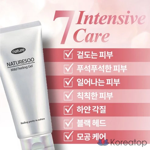 Мягкий отшелушивающий гель для лица и тела Naturesoo, с низким уровнем раздражения