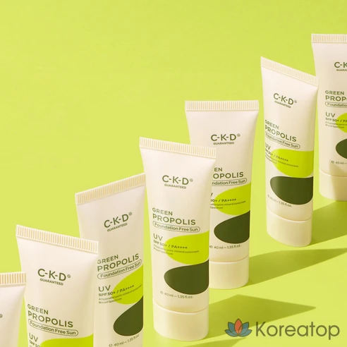Солнцезащитный крем CKD Green Propolis Foundation Free SPF50+ PA++++